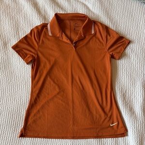 Nike Women's Burnt Orange Polo Tee